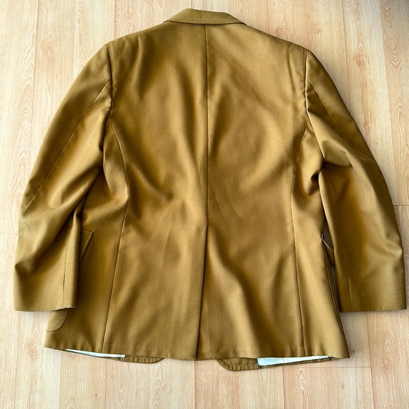 Vintage mustard suit jacket - Picture 6 of 10